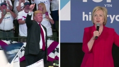 힐러리, 경합지 3곳서 최대 15%P차 ↑...트럼프 자충수에 반사이익