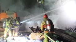 폐기물 처리장에서 불...1명 대피