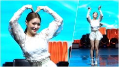 청하 "신곡 '러브 유' 포인트 안무? 하트춤·꾹꾹이춤" 청하 "신곡 '러브 유' 포인트 안무? 하트춤·꾹꾹이춤"