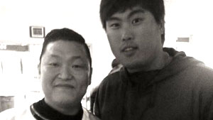 싸이, 류현진 응원 인증…'훈훈한 우정'
