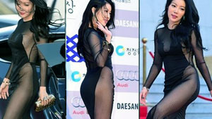 노수람,'청룡영화제 파격 노출 시스루 드레스'