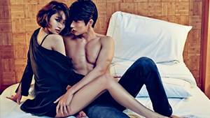 박해진 고준희 화보 눈길...허벅지에 살포시 '나쁜손'