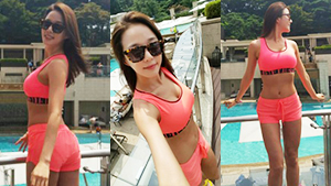 레이양, 역대급 비키니 라인 '다이어트 부르는 몸매'