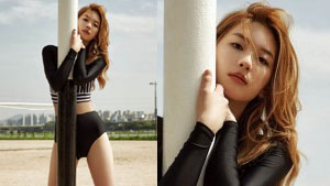 '조타부인' 김진경, 부러움 유발 수영복 자태 '아찔'