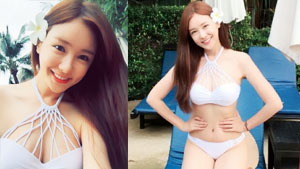 공서영은 휴가 중...볼륨 만점 비키니 몸매+환한 미소