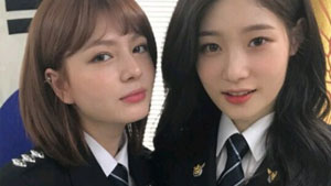 '제복美의 정석'...정채연 X 샤넌