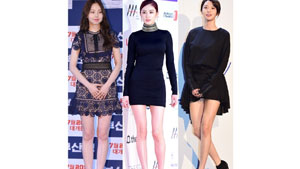 몸매가 다했네 다했어~ 뭘 입어도 화보가 되는 비율 삼대장