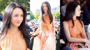 탕웨이, 돌아온 긴 생머리...파리 사로잡은 분위기