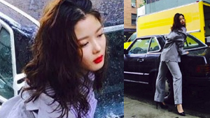 "길거리에서 화보를"...김유정, 치명적 매력