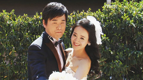 상하이 신랑 신부, "결혼식도 한류!"
