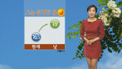 오늘 완연한 봄...서울 낮 기온 19℃