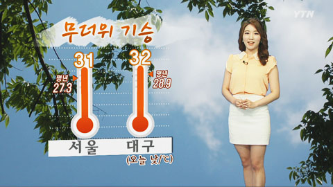 전국 맑고 무더위 기승...서울 31℃