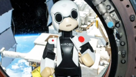 말하는 로봇 '키로보', 우주에서 첫 인삿말
