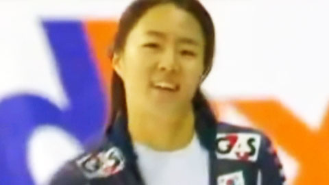 '빙속여제' 이상화, 또 세계신기록