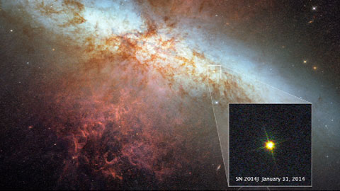 1100광년 초신성 폭발 장면 공개...'엄청난 빛 내뿜어'