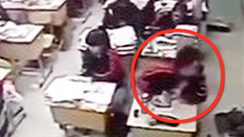 中 고교생 수업 중 투신자살…교실은 아수라장