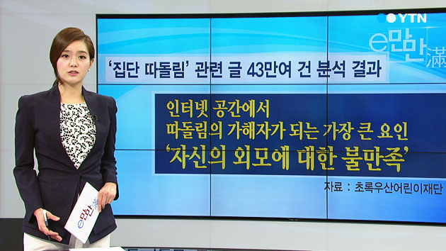 [e-만만] '외모 불만' 온라인 공격성으로 이어진다?