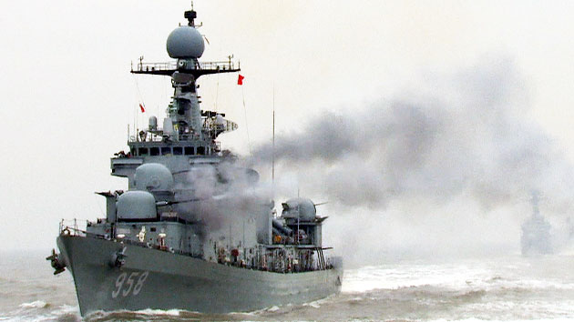 대규모 대잠 해상사격 훈련...일 거듭 '훈련중단' 요구