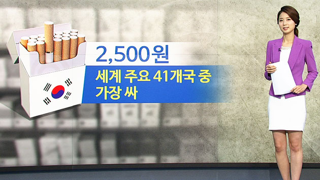 한국 담뱃값 세계에서 가장 싸, 담배값 인상 되나?