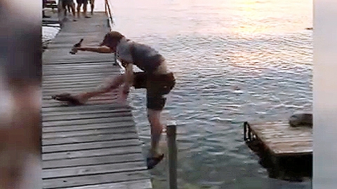 '무모한 도전'의 최후…고통과 함께 입수