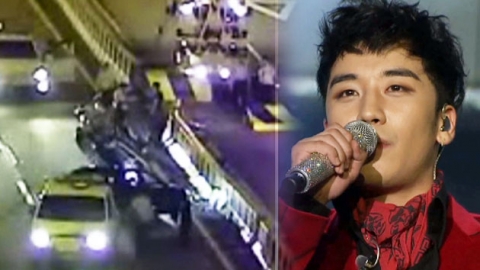 빅뱅 승리, 강변북로에서 추돌사고