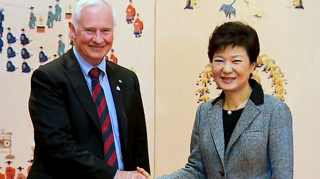 박근혜 대통령, 캐나다 도착...15년 만의 국빈 방문