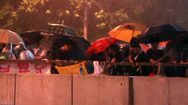 홍콩 시위대 최후 통첩...반중 시위 오늘 분수령
