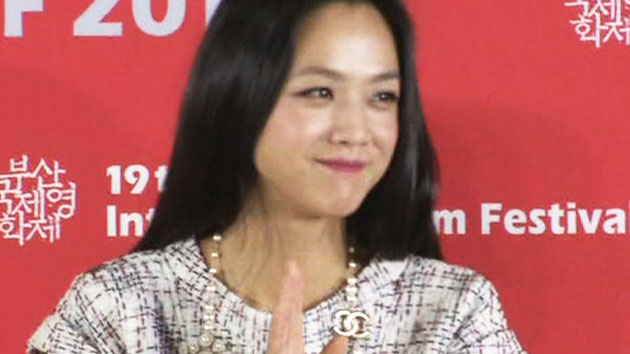 '행복해요' 탕웨이 결혼 후 첫 방한