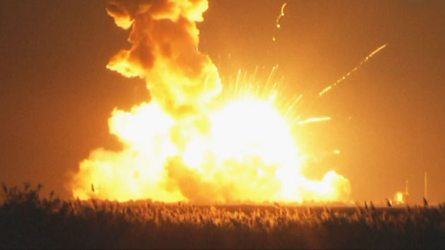 무인 우주화물선, 발사 직후 폭발