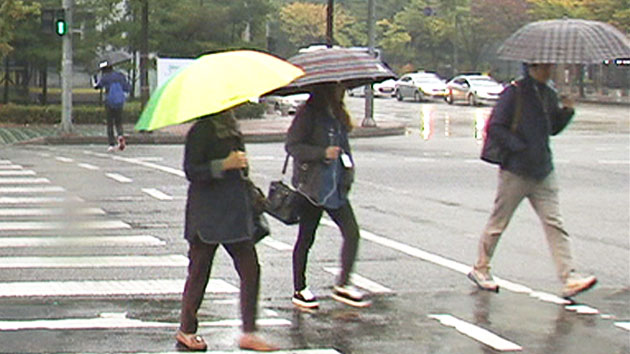 출근길 우산 챙기세요...일요일까지 전국 비