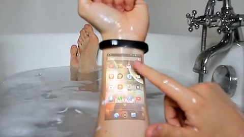 '목욕하면서 카톡?' 스마트폰의 미래 모습