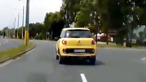 도로의 분노 유발자 '초보야 시비거는 거야?'