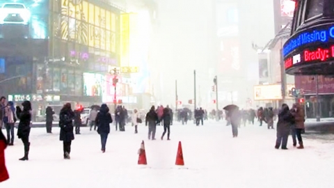美 동북부 최악의 눈폭풍...뉴욕주 등 4개 주 비상사태 선포