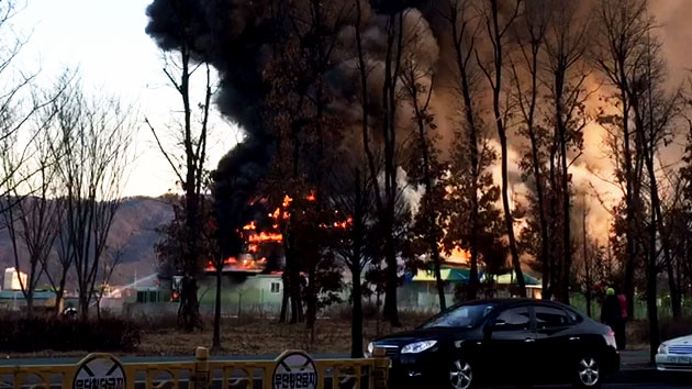 [속보] 경기도 양주 마트 화재...가스 폭발 추정