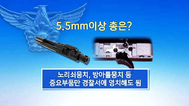 총기 개인소지 규정은?