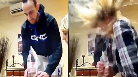 남자친구의 짓궂은 장난…'잡히면 절단낼 겨'