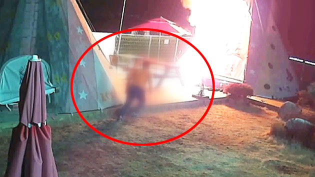 옆 텐트 묵던 40대, '8살 아이 구했다'