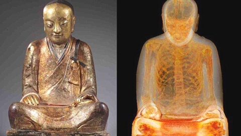중국 푸젠성 "승려 미라 발견된 '천년불상'은 도난품"