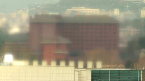 용산 미군 부대 호텔 외벽 청소하다 추락사