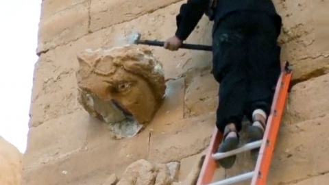 IS, 이라크 고대유적 하트라 파괴 영상 공개