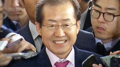  '성완종 로비 의혹' 홍준표 경남지사 검찰 출석