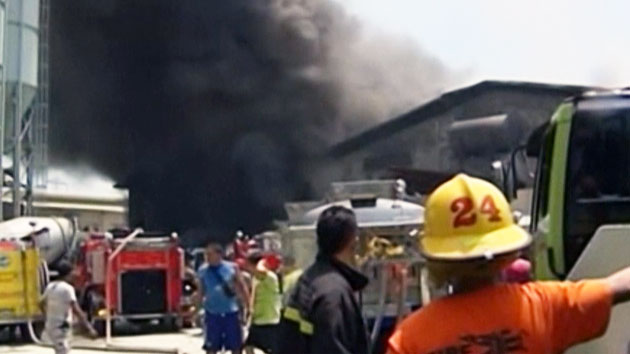필리핀 신발공장 화재...수십 명 사망