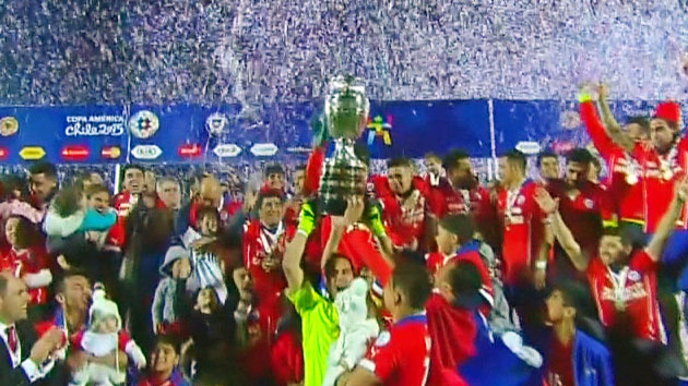 칠레, 코파아메리카 첫 우승