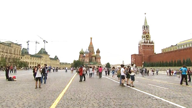 여기는 모스크바 '붉은 광장'...곧 바르샤바로 출발