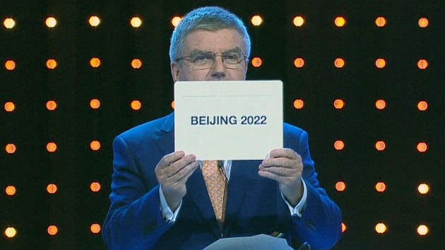 중국 베이징, 2022년 동계올림픽 유치
