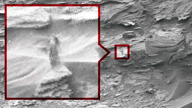 NASA 공개 신비한 화성 사진...'화성 생명체' 징후?