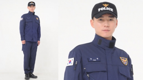 경찰 기동복에 내년부터 태극기 부착