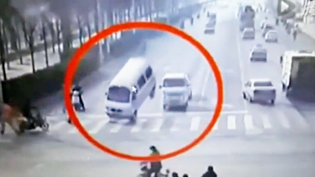 중국서 벌어진 기이한 교통사고…'혹시 유령?'