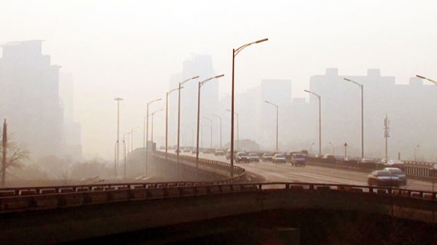 [날씨] 中 동북부 또 스모그..."내일 우리나라 영향"