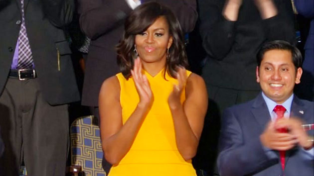 [인물파일] 오바마 연설보다 눈길 끈 미셸 드레스
